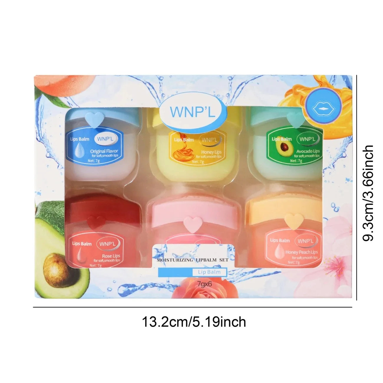 Fruit Scented Moisturizing Lip Balm Set - 11