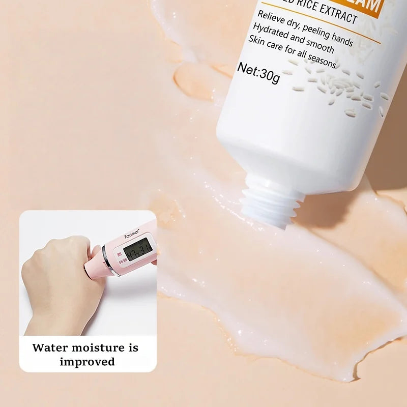 Moisturizing Rice Extract Hand Cream Set for Dry Skin