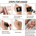 DIY Temporary Tattoo Kit with Stencils