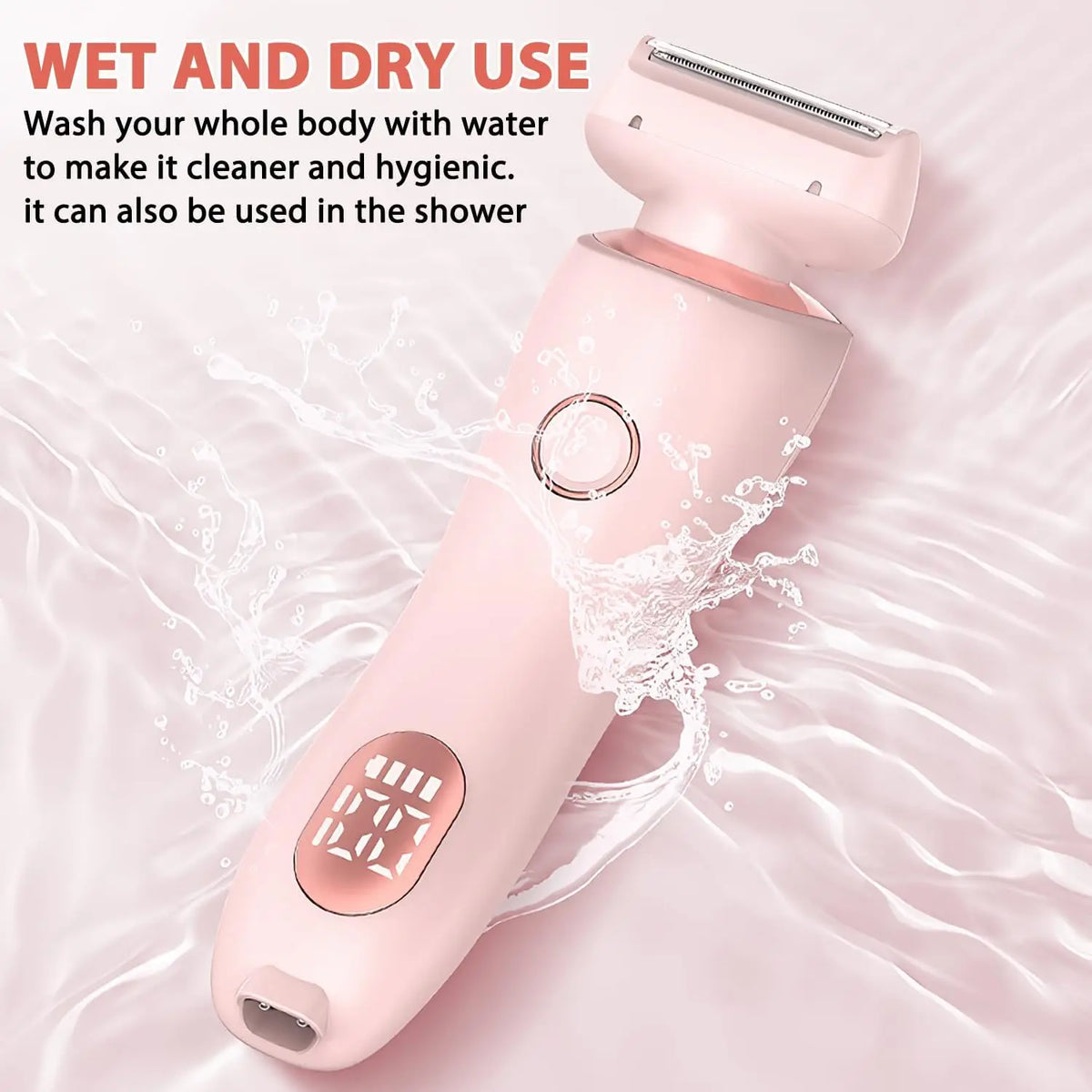Pain-Free Electric Shaver for Women Body and Facial Hair