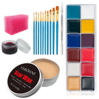 Professional Special Effects Makeup Kit for Halloween and Cosplay