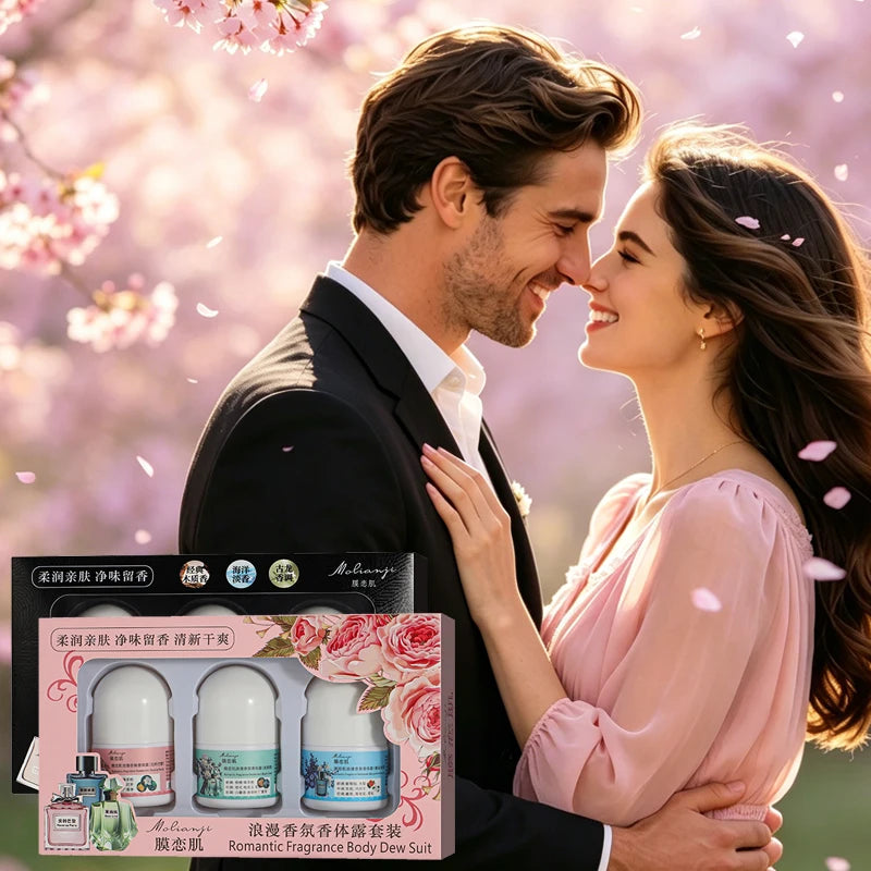 3-Piece Long-Lasting Romantic Fragrance Body Lotion Set