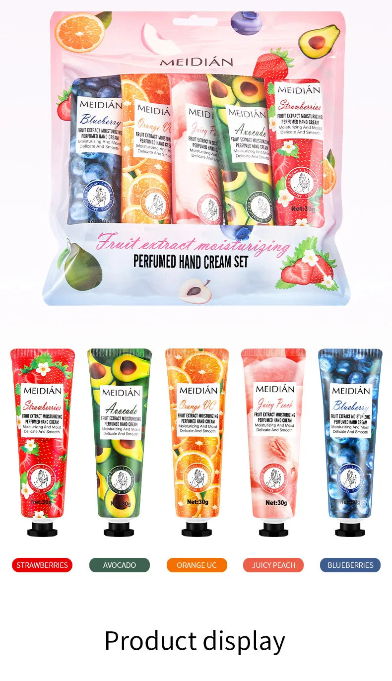 Fruit Scented Moisturizing Hand Cream Set