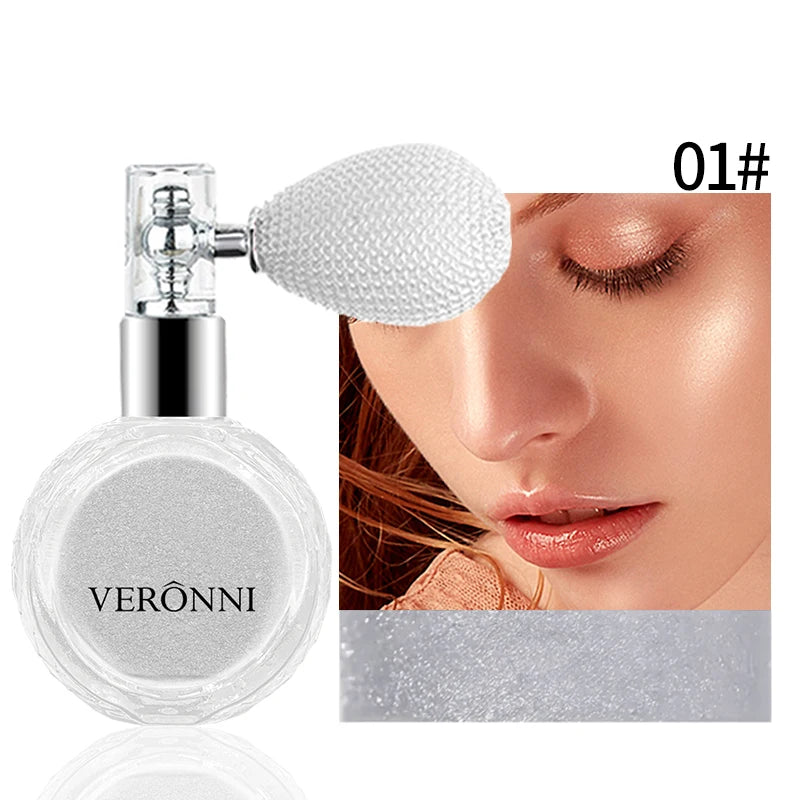 Shimmering Fairy Dust Highlighter Spray for Face and Body