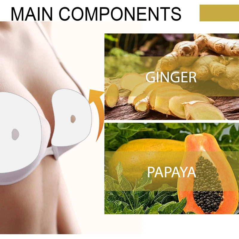 Natural Ginger Breast Lifting and Firming Patches
