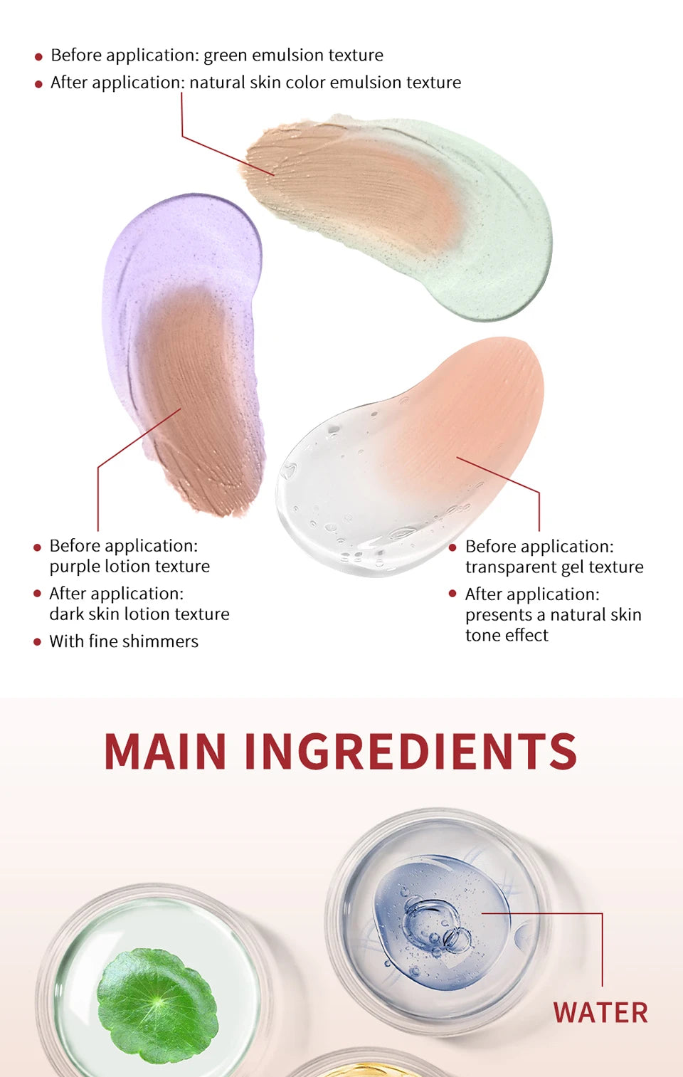 Color-Changing Flawless CC Cream Foundation