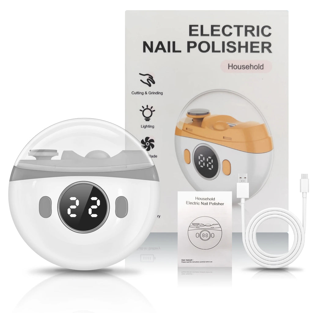 Automatic Electric Nail Trimmer with LED Light
