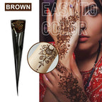 Natural Henna Tattoo Paste for Temporary Body Art
