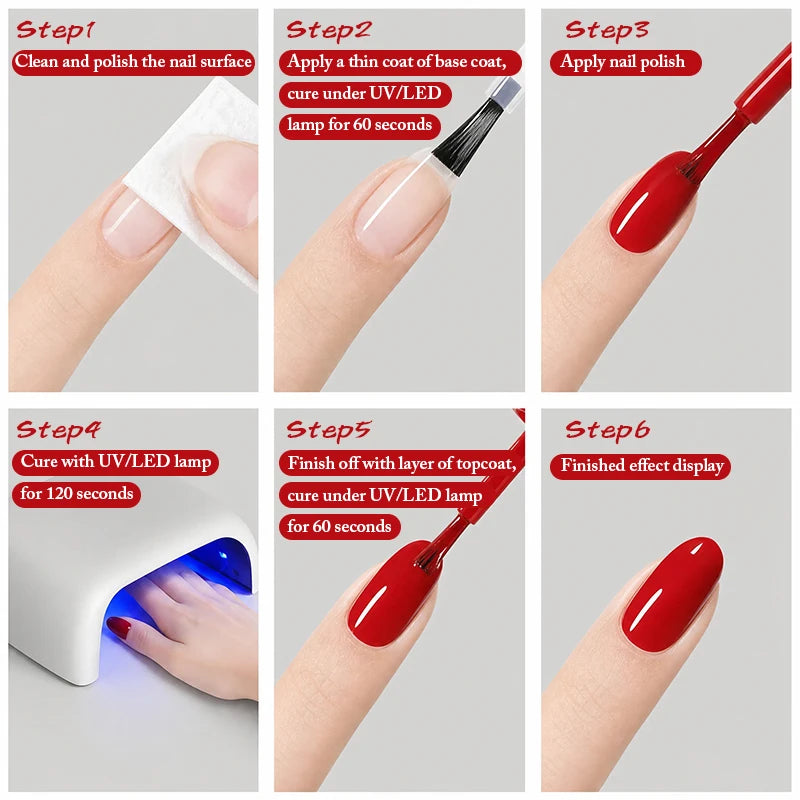 Professional 15ml Long-Lasting UV/LED Gel Nail Polish