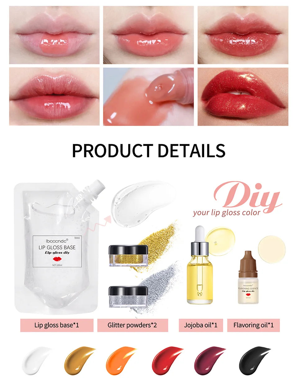 DIY Complete Lip Gloss Making Kit