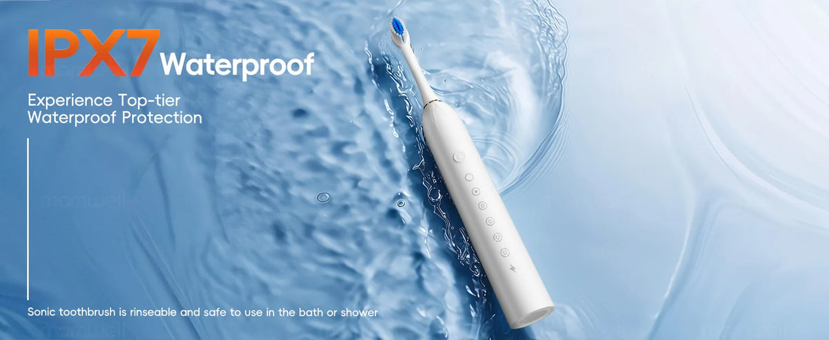 Rechargeable Sonic Electric Toothbrush with 6 Modes