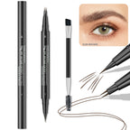 Waterproof Double-Ended Eyebrow Pen for Natural Brows