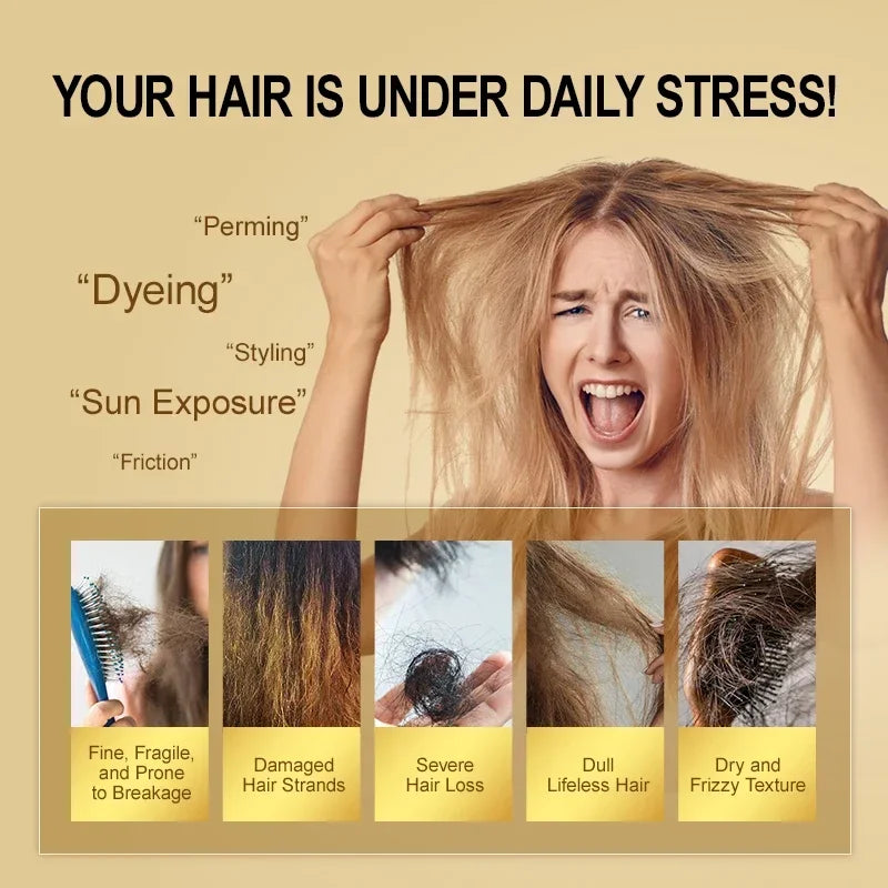 Smoothing Moroccan Hair Oil for Frizz Control and Shine