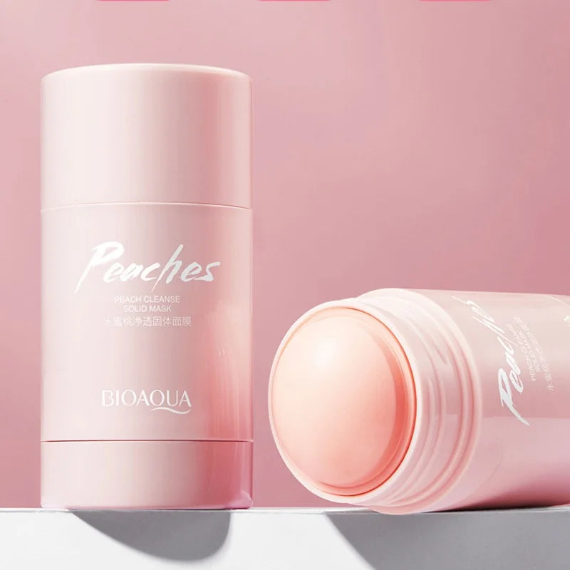 Deep Cleansing Peach Facial Mud Mask Stick