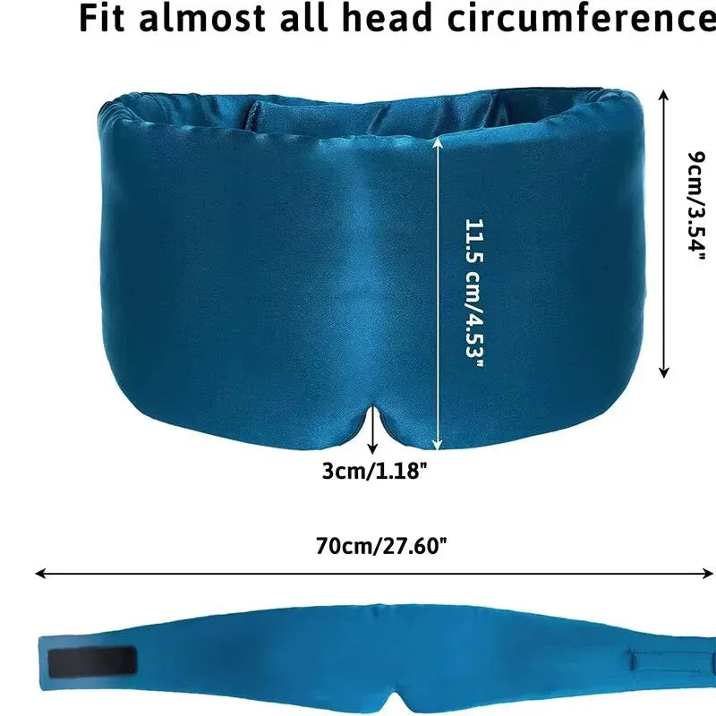Silk Sleep Mask for Total Light Blocking and Comfort