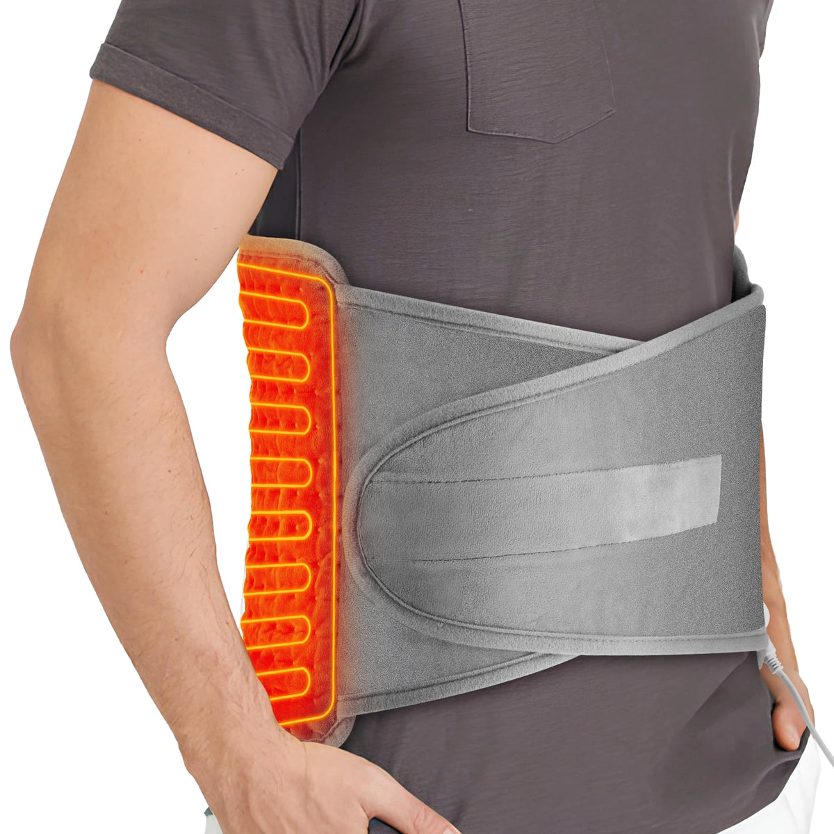 Electric Heated Waist Support Belt for Pain Relief