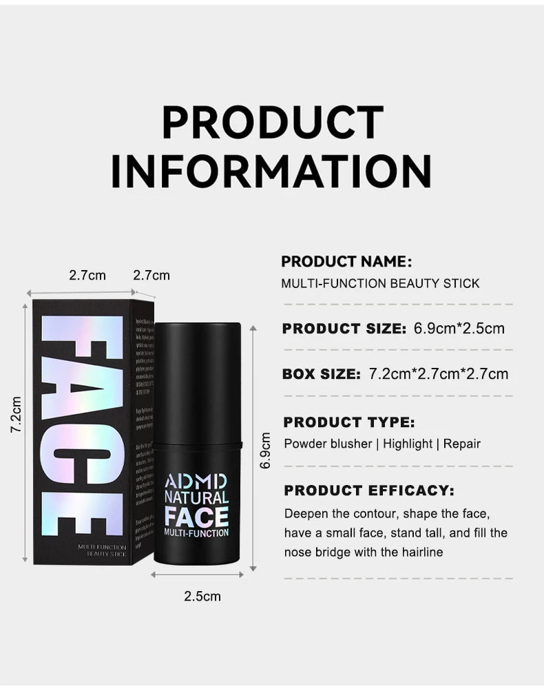 Multi-Function Face Contouring and Highlighting Stick - 8