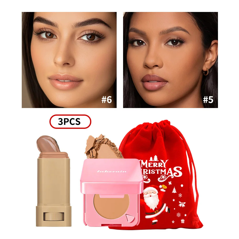 Matte Foundation and Setting Powder Makeup Set