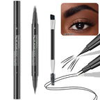 Waterproof Double-Ended Eyebrow Pen for Natural Brows