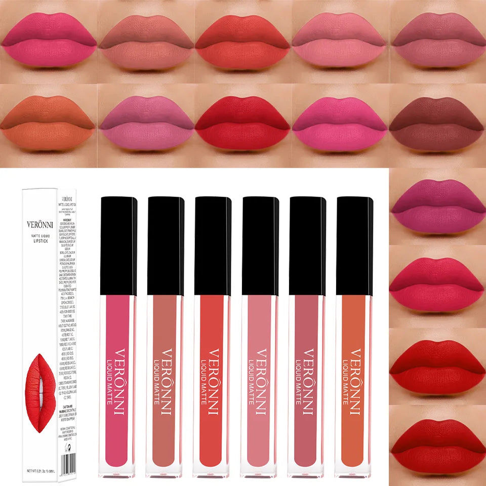 Waterproof Matte Liquid Lipstick Long-Lasting Lip Gloss