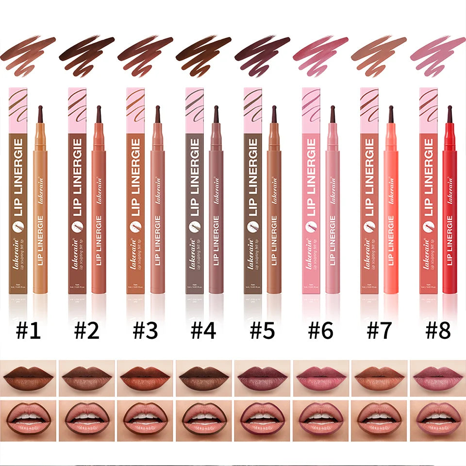 Waterproof Felt-Tip Lip Liner Stain for Sculpted Lips