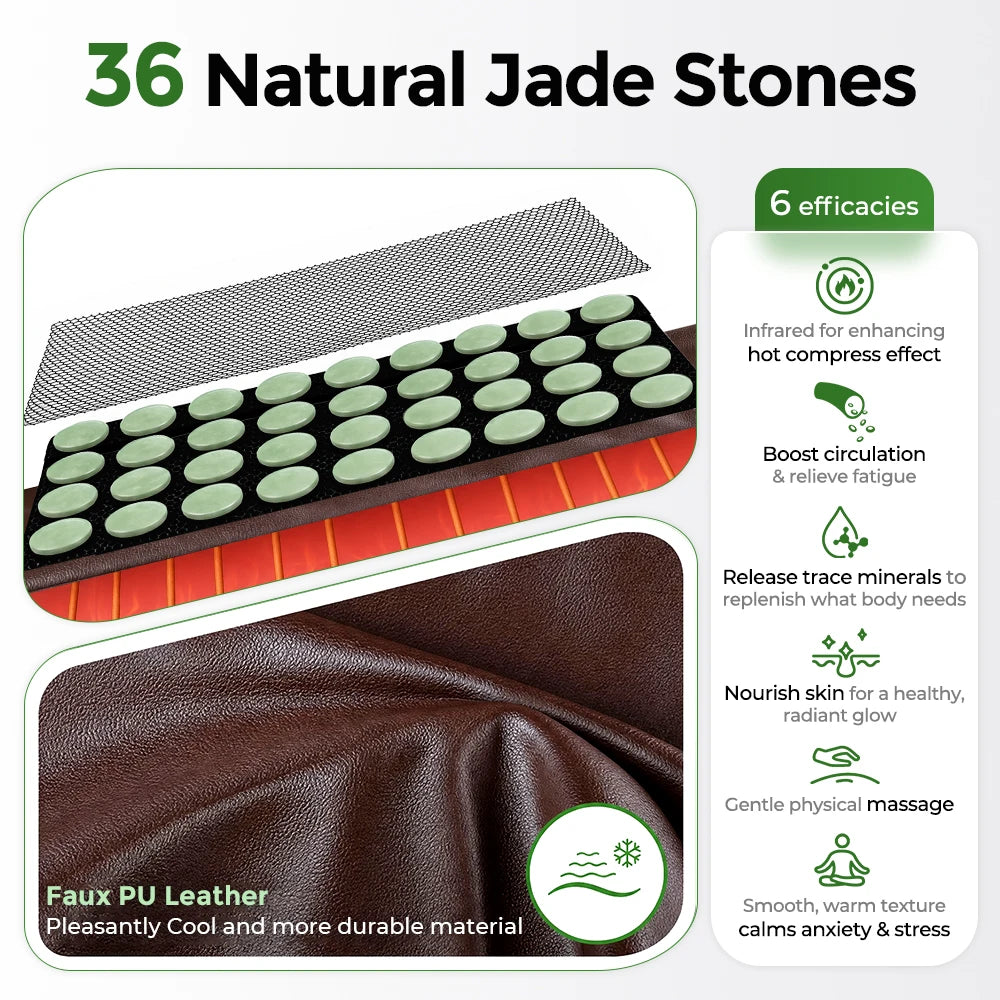 Natural Jade Stone Heating Mat for Pain Relief