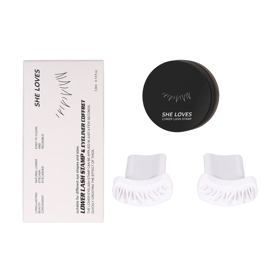 Easy Lower Eyelash Makeup Stamp Tool