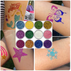DIY Glitter Temporary Tattoo Kit for Kids and Adults