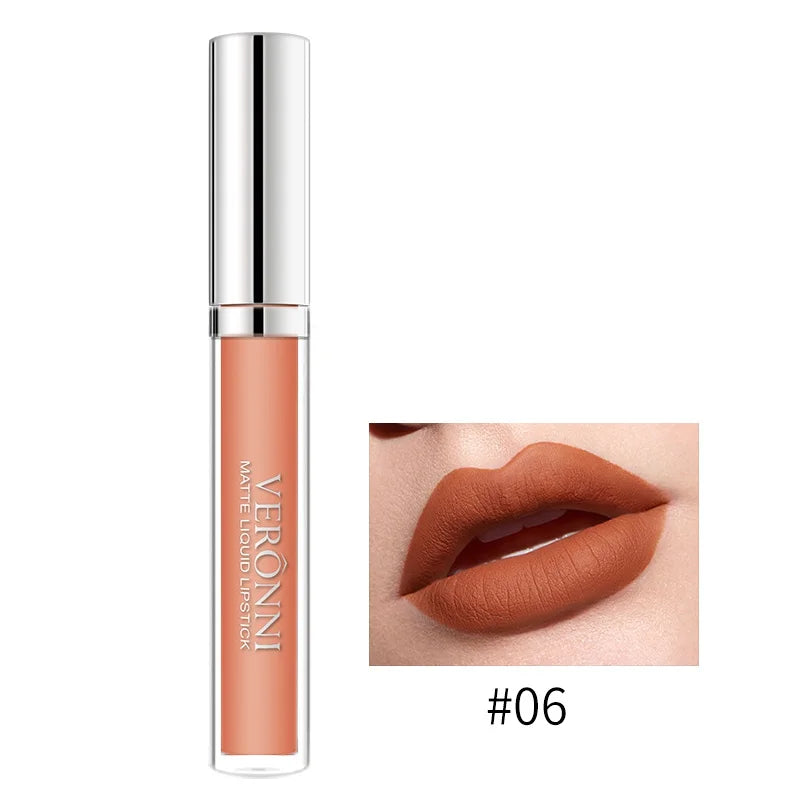 Long-Lasting Waterproof Matte Liquid Lipstick