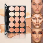 15-Color Professional Face Concealer and Contour Palette