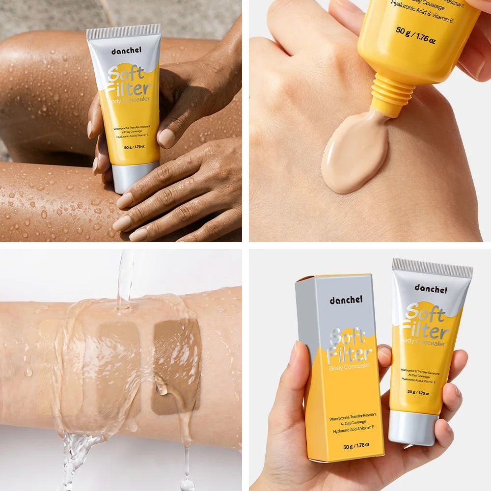 Waterproof Full-Coverage Body Concealer for Scars and Tattoos