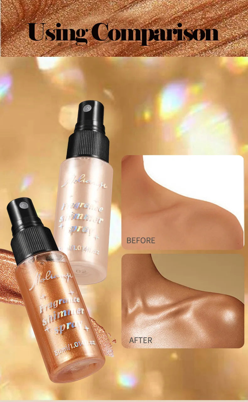 Diamond Liquid Body Highlighter Shimmer Spray