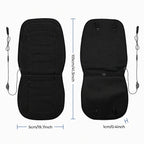 Heated Lambswool Car Seat Cushion for Winter Driving