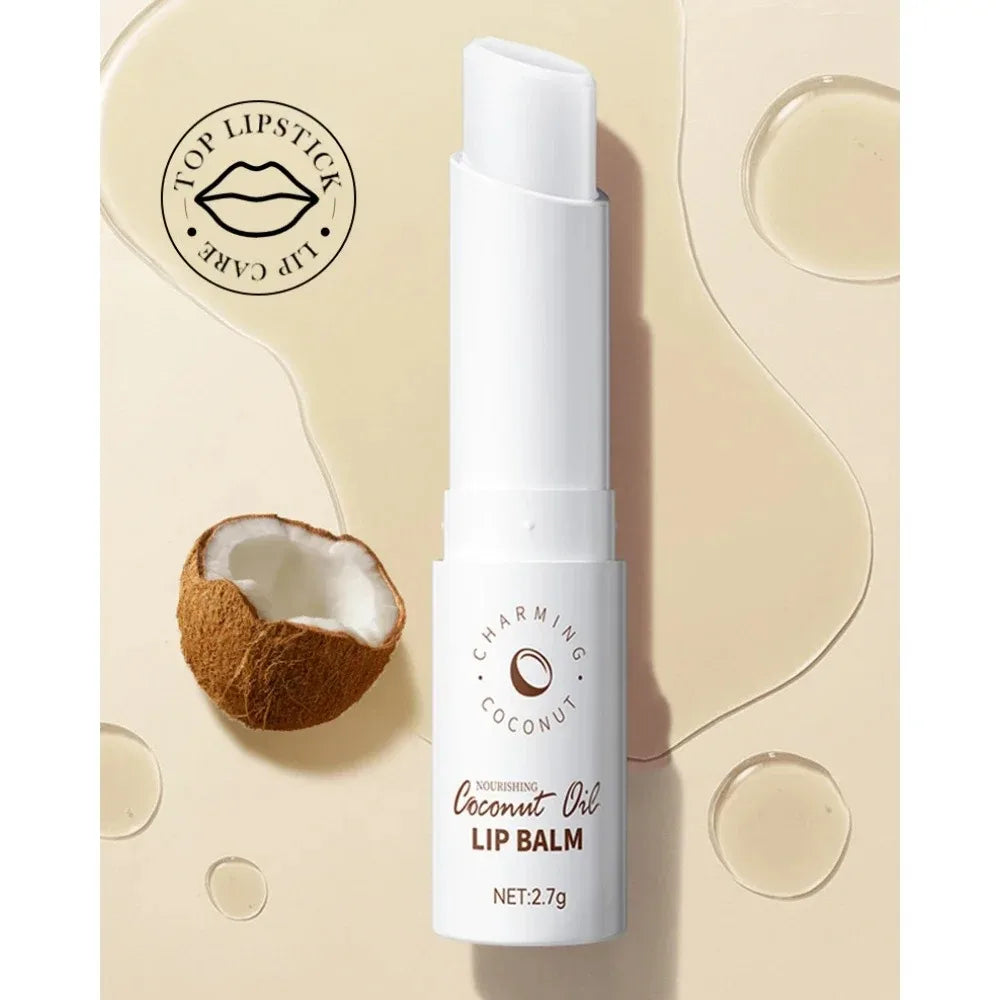 Hydrating Coconut Oil Lip Balm for Daily Moisturizing Care