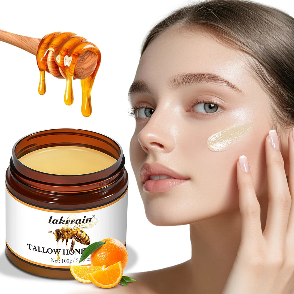 Whipped Beef Tallow and Honey Balm for Deep Skin Moisturizing