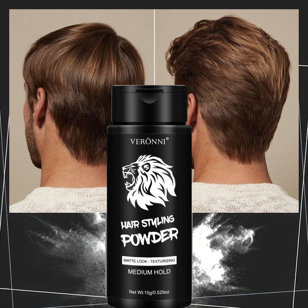 Volumizing Matte Hair Styling Powder for Men and Women