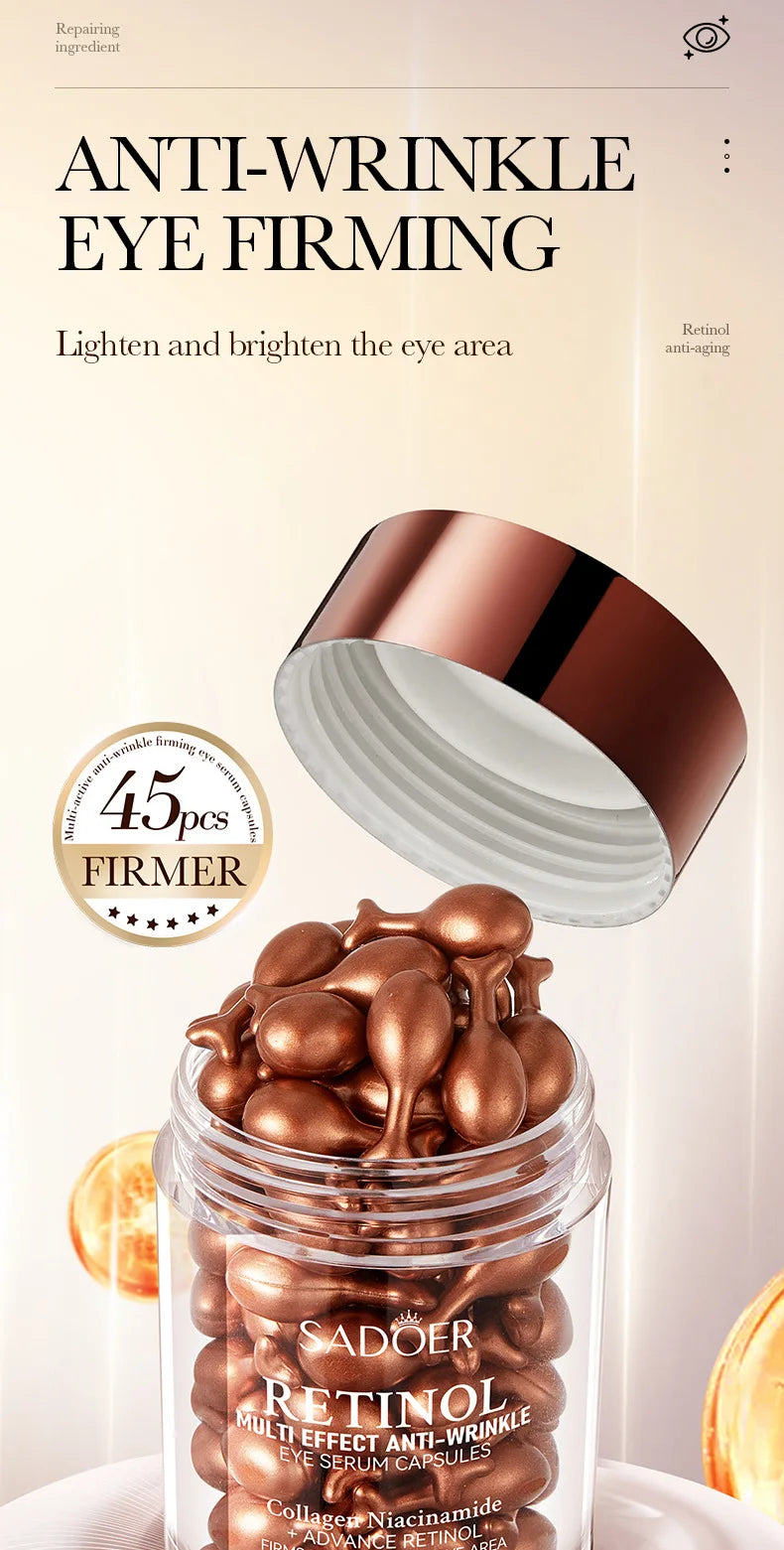 Anti-Wrinkle Retinol Eye Serum Capsules