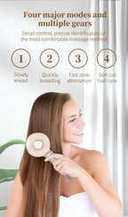 Electric Scalp Massager and Hair Growth Serum Applicator Comb