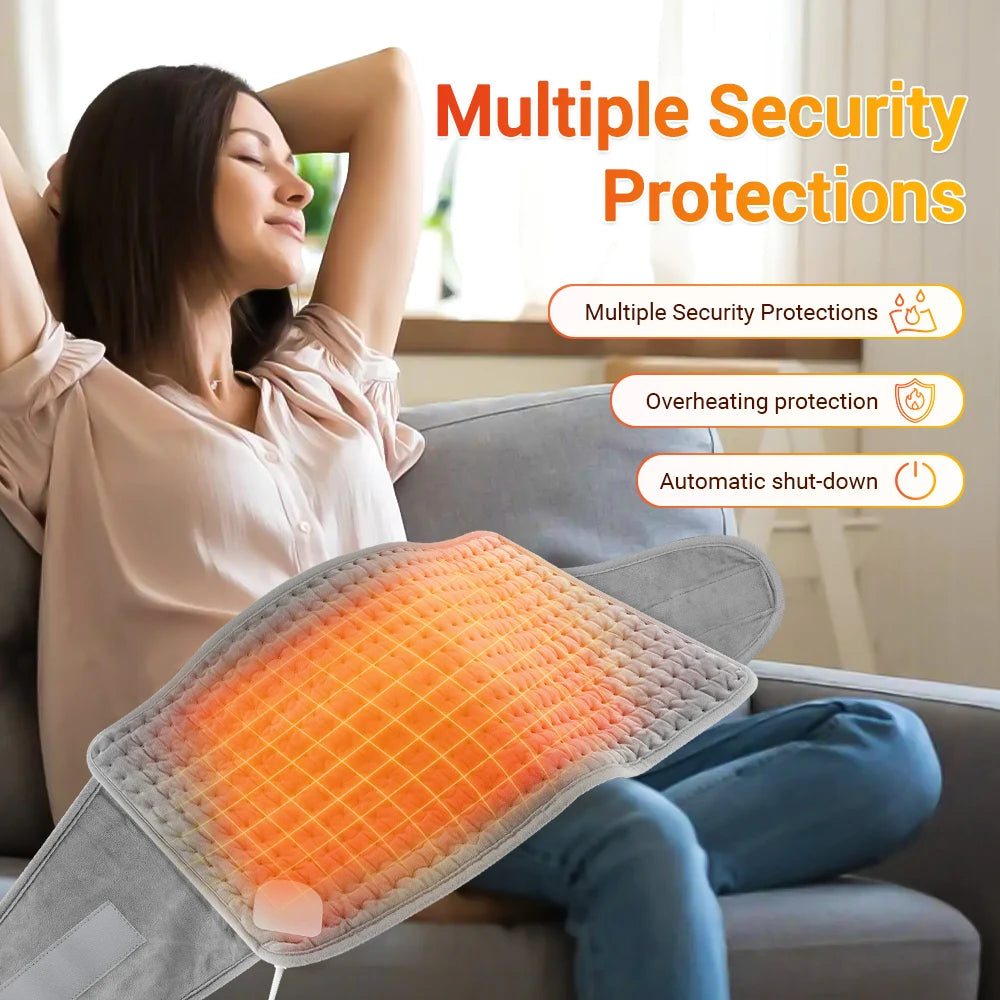 Electric Heated Waist Belt for Back and Abdominal Pain Relief