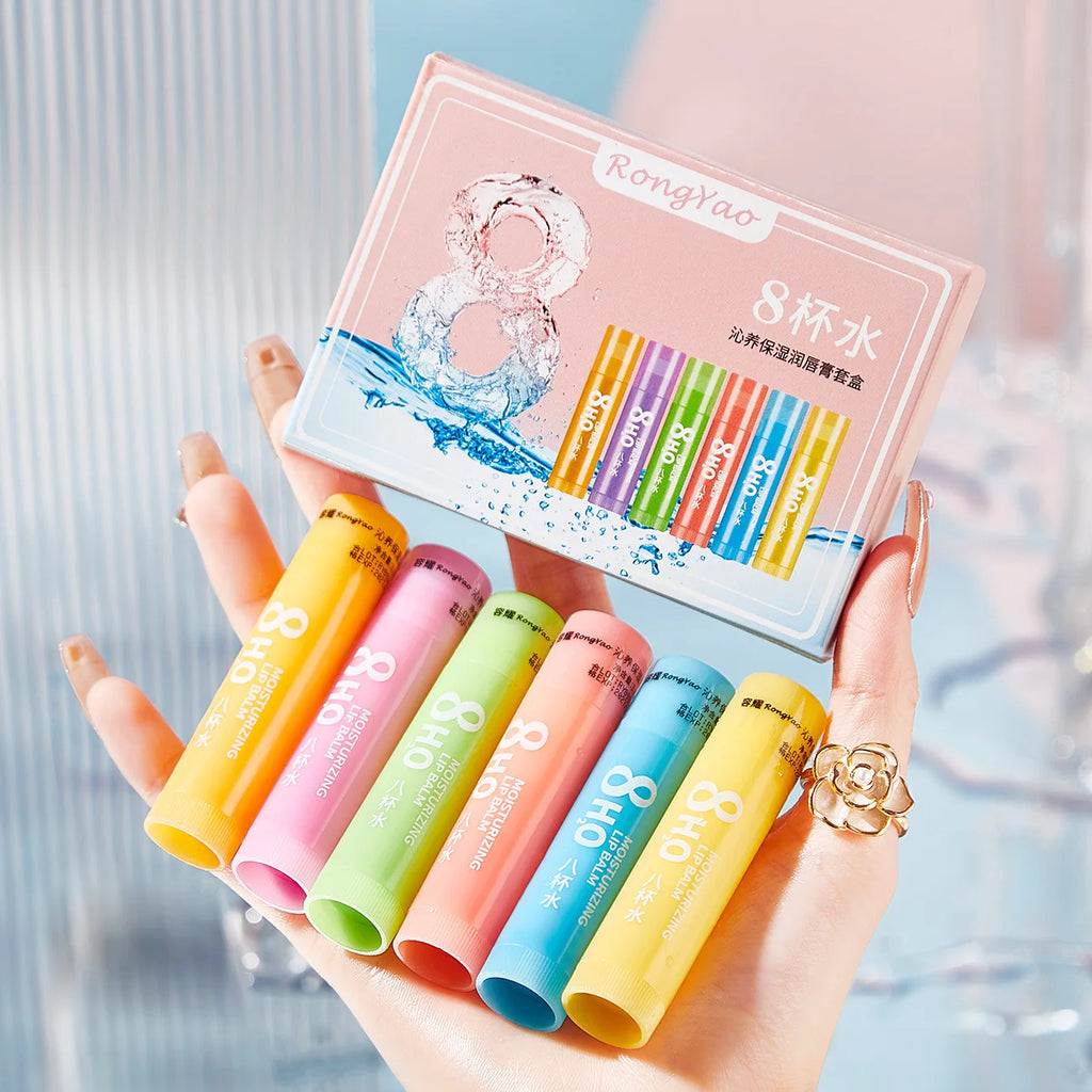 Hydrating Lip Balm Set for Dry and Chapped Lips