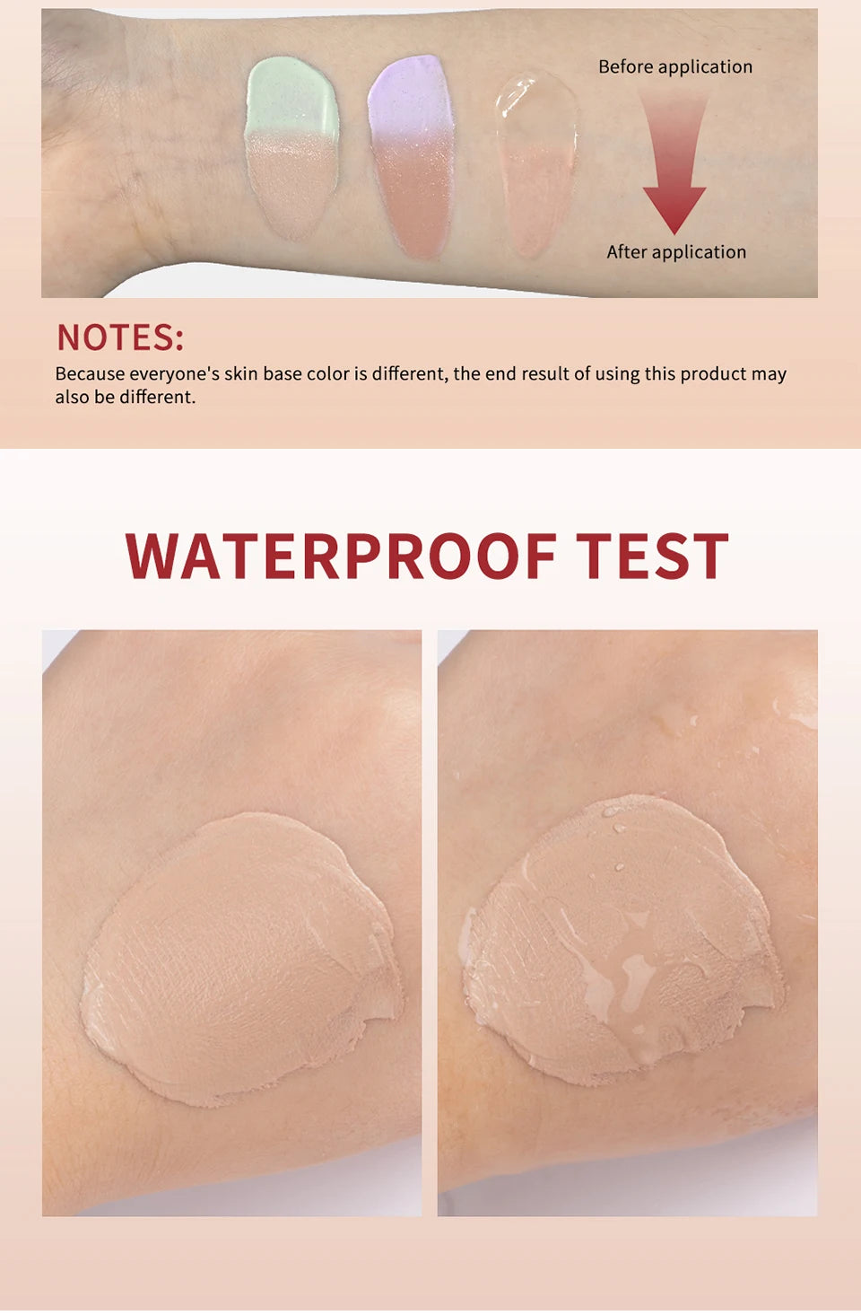Color-Changing Flawless CC Cream Foundation