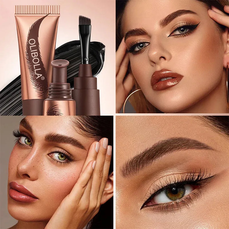 Long-Lasting Waterproof Peel-Off Eyebrow Tint Gel