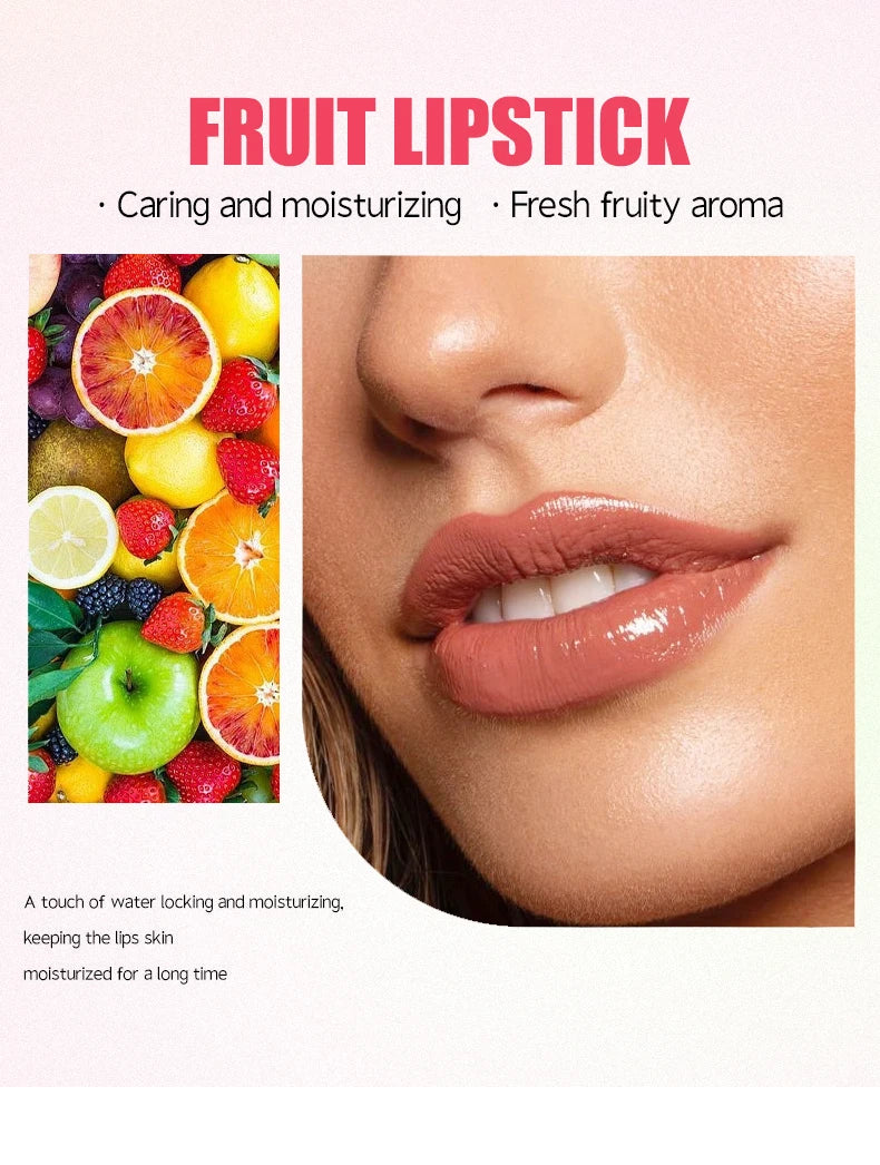 Fruit Scented Moisturizing Lip Oil and Balm Set