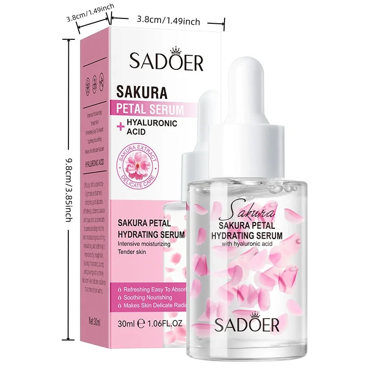 Hydrating Sakura Petal Face Serum for Radiant Skin
