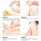 Fullerene Oligopeptide Moisturizing Facial Serum Capsules