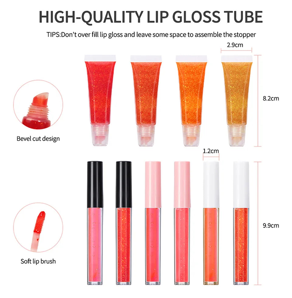 DIY Complete Lip Gloss Making Kit - 10