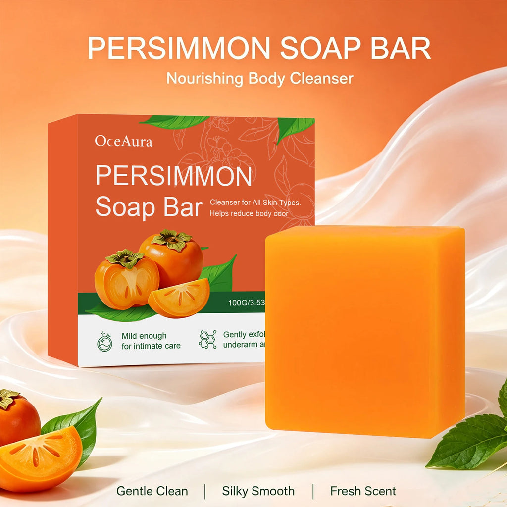 Persimmon Odor-Reducing Exfoliating Soap Bar