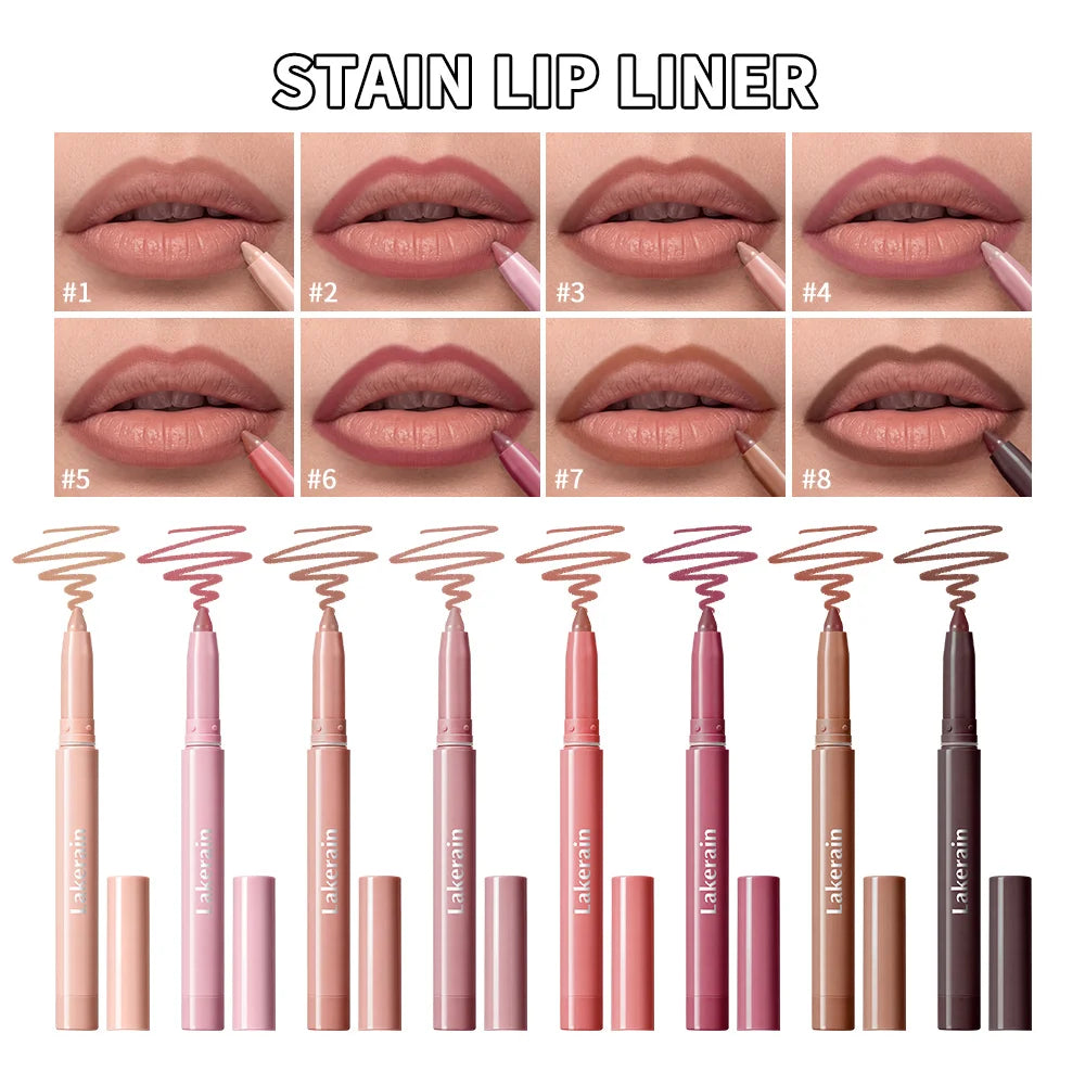 Waterproof Matte Lip Liner Pencil for Long-Lasting Precision