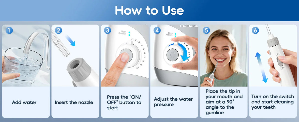 Electric Water Flosser for Teeth and Gum Health