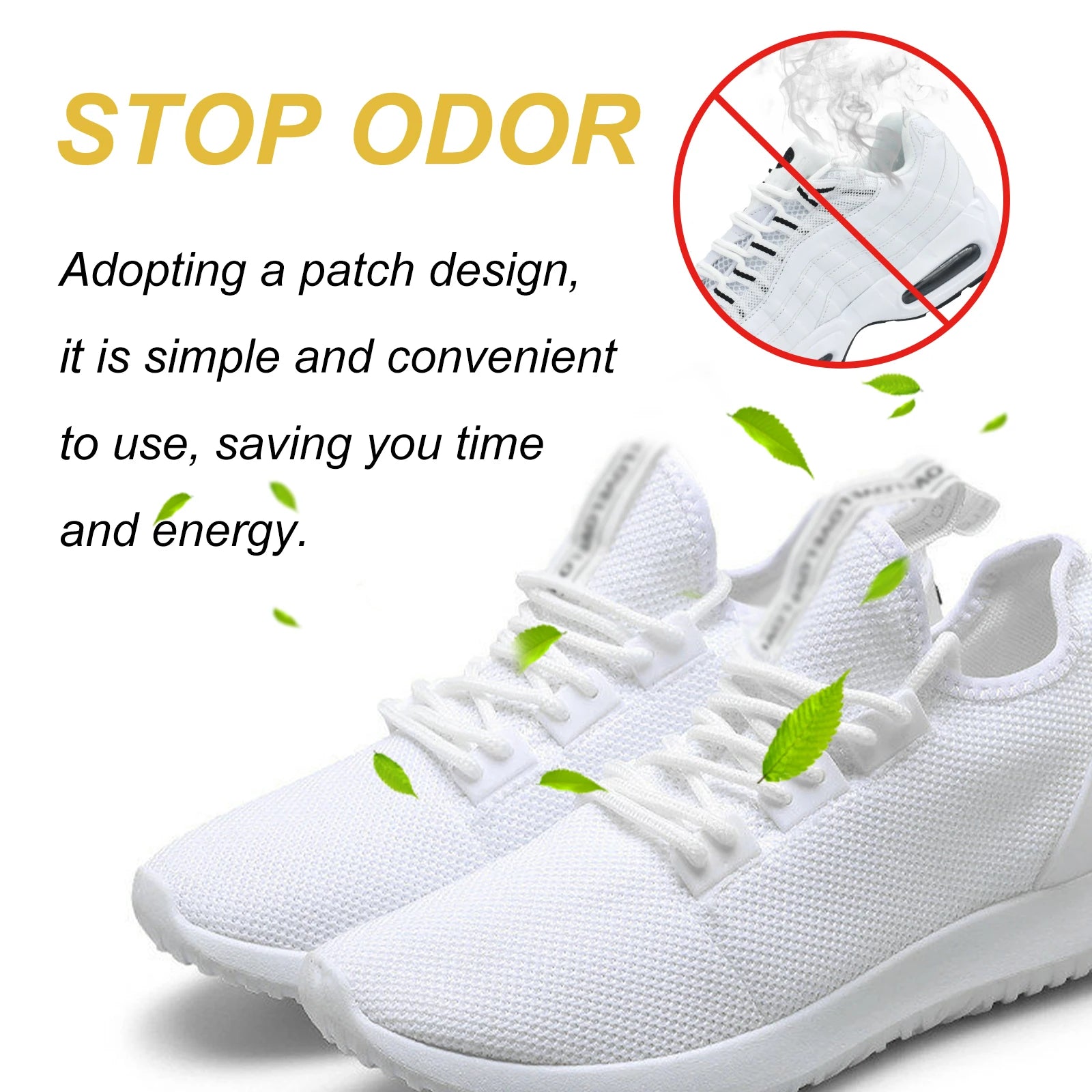 Refreshing Deodorant Shoe Patches for Odor Control - 9